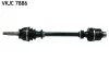 SKF RENAULT Полуось лев./прав.L=714mm 23/27 зуб. Trafic -89 VKJC 7886