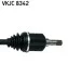 OPEL Полуось левая Combo 01-, Corsa C 00- (c ABS) SKF VKJC 8342 (фото 3)