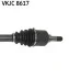 PрЭOЧ CITROEN C4 CACTUS/DS3 LE 641MM SKF VKJC8617 (фото 3)
