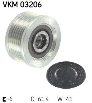 Шкив генератора SKF VKM 03206 (фото 1)