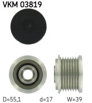 Шків генератора SKF VKM03819 (фото 1)