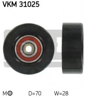 Ролик натяжний SEAT/SKODA/VW Fabia/Felicia/Octavia/Caddy/Polo "1,0/1,9L "94-05 SKF VKM 31025