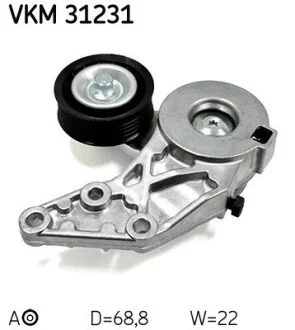 Ролик натяжний SKF VKM31231