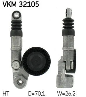 Ролик натяжний SKF VKM32105