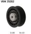 SKF OPEL Ролик направл. V-клинов. ремня Astra F 1,4-1,6 VKM 35002