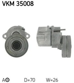 Ролик натяжний SKF VKM35008 (фото 1)