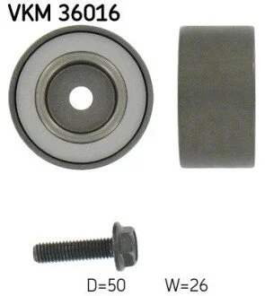 Паразитний / ведучий ролик, поліклиновий ремінь SKF VKM36016