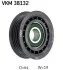 Ролик паразитний MERCEDES A(168/169)/B(W245)/Vaneo "1,4/2,0L "97-12 VKM 38132