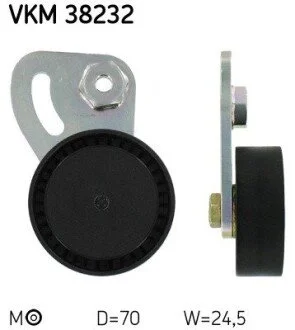 Ролик натяжний BMW 3/5/7 "1,6/2,5L "95-04 SKF VKM 38232 (фото 1)