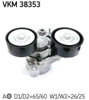 Ролик ременя грм натяжний BMW 3/5/6/7/X1/X5/X6 "2,0-3,0 "07>> SKF VKM 38353