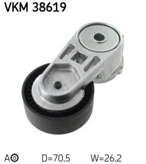 Натягувач поліклинового ременя JEEP GRAND CHEROKEE II, WRANGLER II 2.5/4.0 08.96-04.07 SKF VKM 38619
