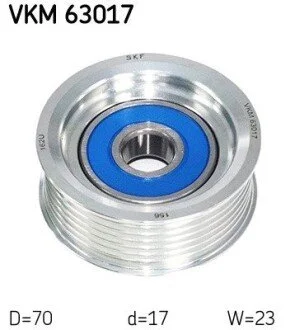Направляючий ролик SKF VKM 63017