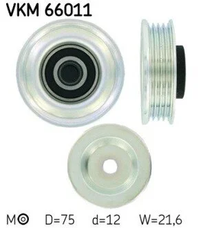 Ролик натяжний SKF VKM66011