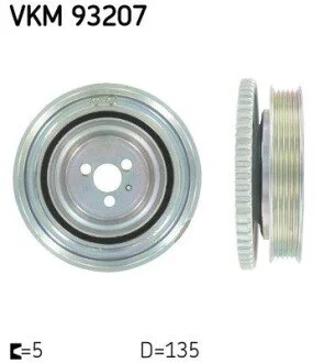 Шків колінчастого валу SKF VKM93207