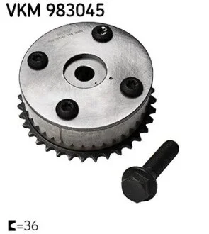 Шків з датчиком фаз ГРМ TOYOTA AVENSIS, COROLLA, MATRIX, RAV 4 IV, YARIS, YARIS/HATCHBACK 1.5-2.0 09.97-06.20 SKF VKM983045 (фото 1)