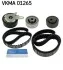 SKF К-кт. ГРМ  (2шт.рем.+3шт.ролика)  AUDI 100 2,5TD/TDI VKMA 01265