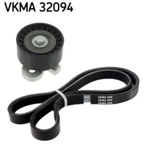Комплект поликлинових ременів (з роликами) FIAT SEICENTO / 600 1.1 01.98-01.10 SKF VKMA32094 (фото 1)