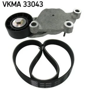 Поликлиновой ременный комплект SKF VKMA33043