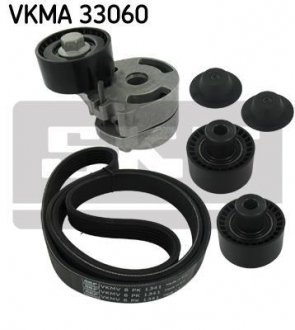 Поликлиновой ременный комплект SKF VKMA33060