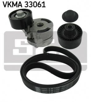 Поликлиновой ременный комплект SKF VKMA33061