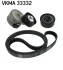 ZESTAW PASKA PK. CITROEN,PEUGEOT BERLINGO,JUMPY,XSARA,PARTNER 98-15 VKMA33332