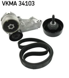 Поликлиновой ременный комплект SKF VKMA 34103