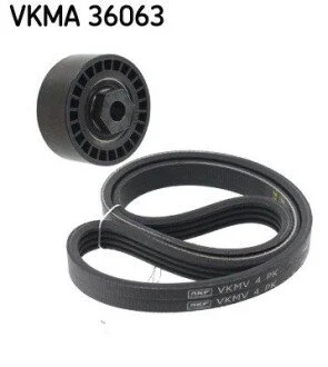 Роликовий модуль натягувача ременя (ролик, ремінь) SKF VKMA36063