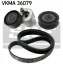 Комплект ремня поликлиновый  SKF VKMA 36079