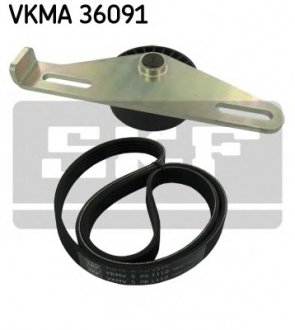 Роликовий модуль натягувача ременя (ролик, ремінь) SKF VKMA36091