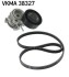 ZESTAW PASKA PK. BMW 3 (E46),5 (E39),X3 (E83),X5 (E53),Z4 (E85) 99-09 VKMA38327