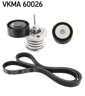 Комплект поликлинових ременів (з роликами) CHEVROLET CRUZE, EPICA, LACETTI, NUBIRA 2.0D 01.05- SKF VKMA60026