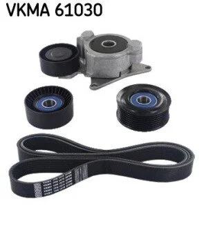 Комплект поликлинових ременів (з роликами) SKF VKMA 61030