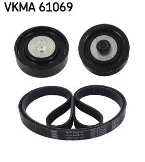 Комплект поликлинових ременів (з роликами) TOYOTA YARIS 1.3 04.02-09.05 SKF VKMA61069