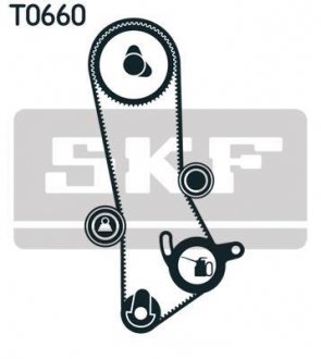 Ремінь ГРМ (набір) SKF VKMA91015