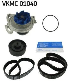 Роликовий модуль натягувача ременя (ролик, ремінь, помпа) SKF VKMC01040