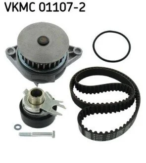 Комплект ГРМ, пас+ролик+помпа SKF VKMC 01107-2