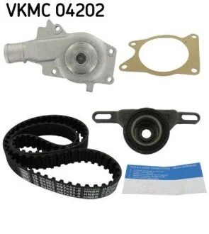 Комплект ГРМ, пас+ролик+помпа SKF VKMC 04202