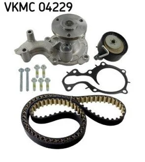 Комплект ГРМ, пас+ролик+помпа SKF VKMC 04229