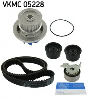 Комплект ГРМ, пас+ролик+помпа SKF VKMC 05228