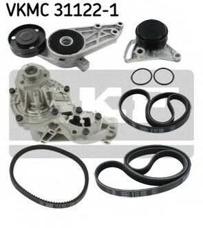 Комплект (ремень+ролик+насос)) SKF VKMC 31122-1