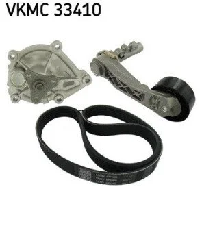 Насос води + комплект ручейковых ремней SKF VKMC33410