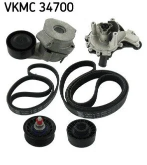 Насос води + комплект ручейковых ремней SKF VKMC34700