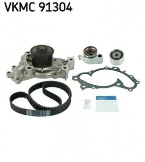 Комплект ГРМ, пас+ролик+помпа SKF VKMC 91304