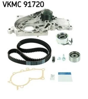 Комплект ГРМ, пас+ролик+помпа SKF VKMC 91720