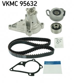Комплект ГРМ, пас+ролик+помпа SKF VKMC 95632 (фото 1)
