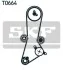 Комплект ГРМ, пас+ролик+помпа SKF VKMC 95660-2 (фото 2)