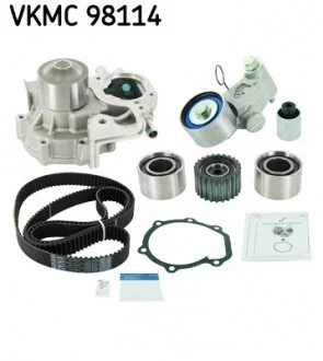 Комплект ГРМ, пас+ролик+помпа SKF VKMC 98114