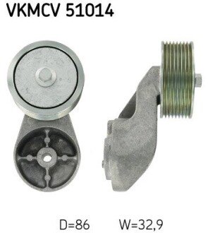 Паразитний / ведучий ролик, поліклиновий ремінь SKF VKMCV51014 (фото 1)
