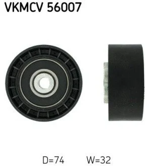 Паразитний / ведучий ролик, поліклиновий ремінь SKF VKMCV 56007 (фото 1)