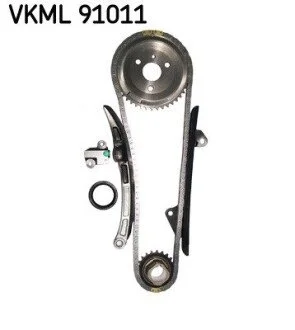 Комплект ГРМ (ланцюг + шестерня) MINI (R50, R53), TOYOTA AURIS, COROLLA, YARIS, YARIS VERSO 1.4D 09.00-07.14 SKF VKML91011 (фото 1)